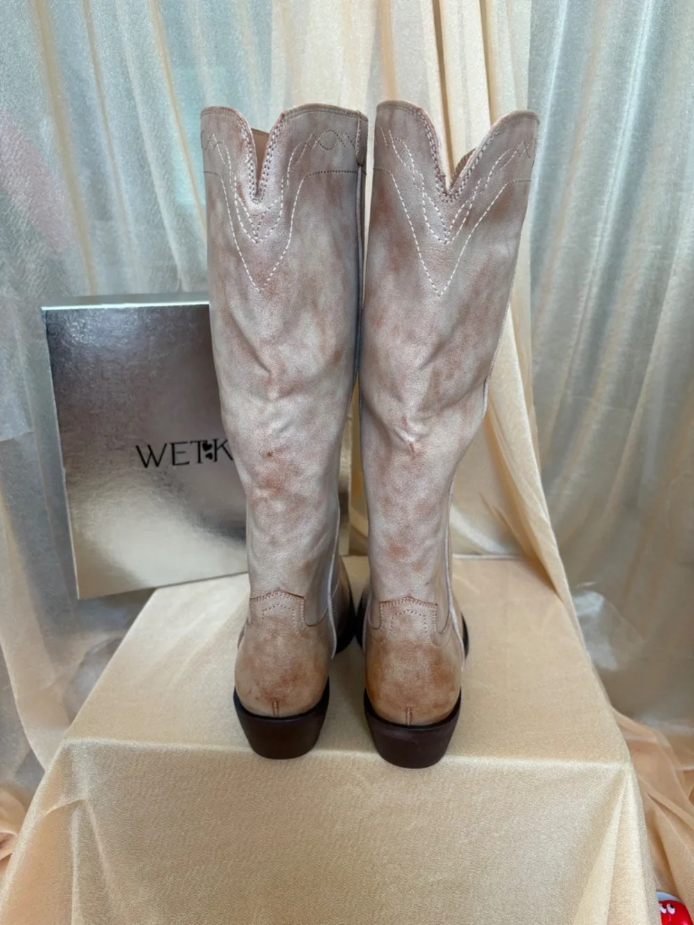 Taupe Cowboy Boots